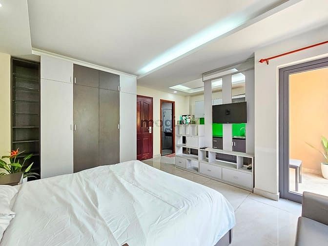 Hình ảnh Căn Hộ Ban Công Studio Full Nội Thất - Sát ngay đại học RMIT, ..