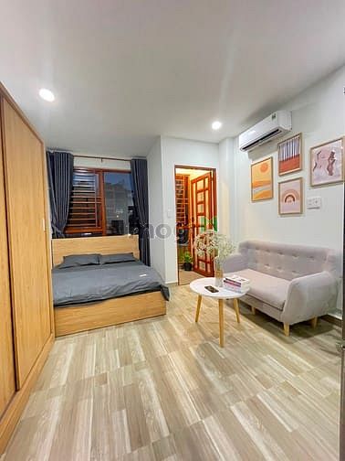 Hình ảnh Studio Quận 1 gần Bitexco đầy đủ nội thất ban công thoáng mát