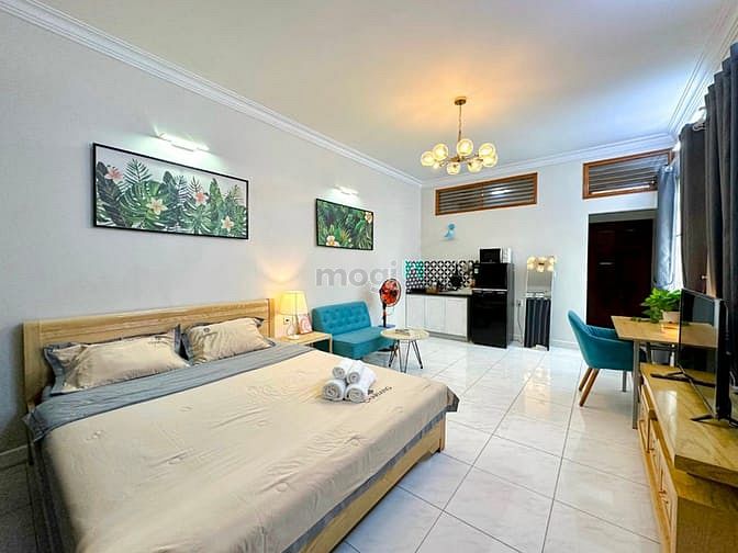 Hình ảnh Siêu Phẩm Studio Quận 3 gần chợ Tân Định full nội thất ban công lớn