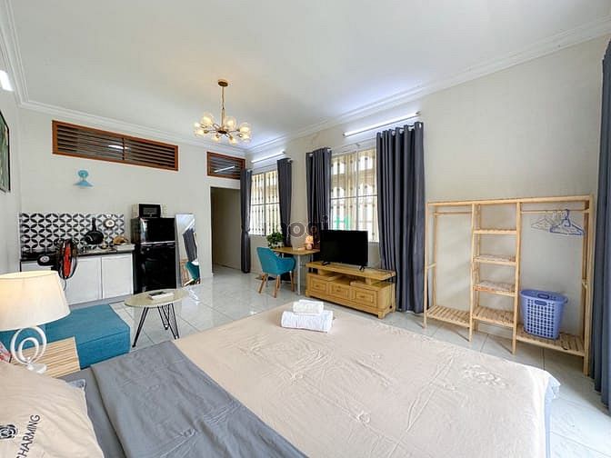 Hình ảnh Siêu Phẩm Studio Quận 3 gần chợ Tân Định full nội thất ban công lớn