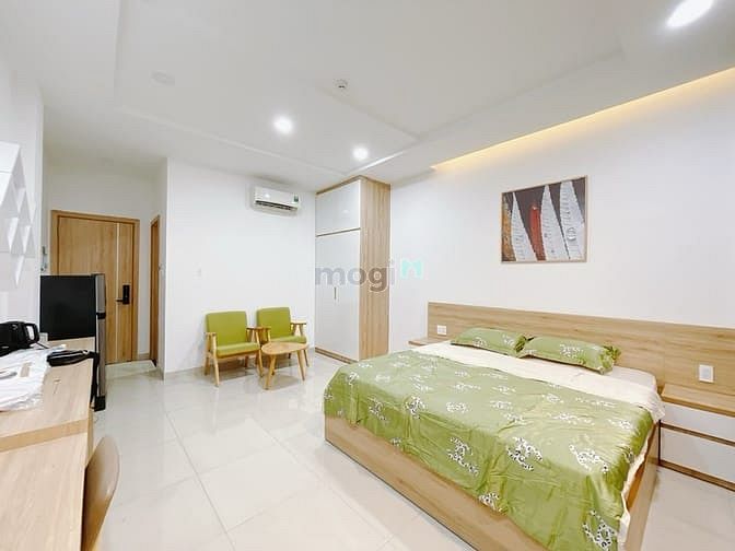 Hình ảnh Cho thuê Studio Quận 4 gần cầu Tân Thuận ban công thoáng full nội thất
