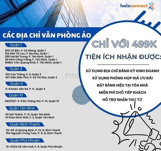 Hình ảnh Dịch vụ cho thuê văn phòng Ảo, ĐKKD giá cả cực kì phải chăng chỉ 499k
