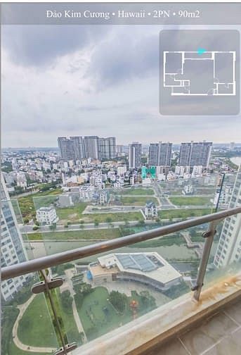 Hình ảnh 🔰 Cho Thuê Ch 2pn Đảo Kim Cương, Quận 2 View Sông Giá Tốt