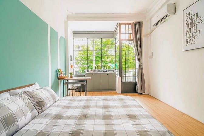 Hình ảnh Cho thuê Trang Chủ MB66.COM / Đăng Ký Tặng 66K studio bancon cửa sổ lớn gần Toà nhà Bitexco, mới