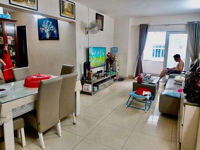 Hình ảnh Cho thuê chung cư Mỹ Phước 2PN 70m2 10tr/tháng. Ban công, nội thất sẵn