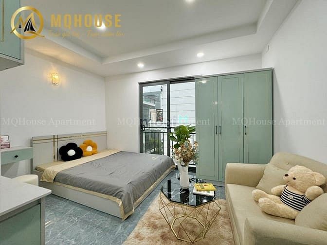 Hình ảnh Mb6623 nạp rút nhanh chóng mới 100% ban công - thang máy - tone xanh gần CV Gia Định