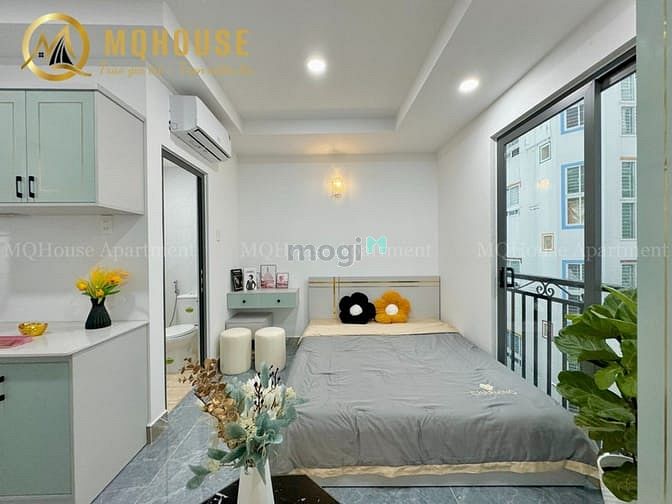 Hình ảnh Mb6623 nạp rút nhanh chóng mới 100% ban công - thang máy - tone xanh gần CV Gia Định