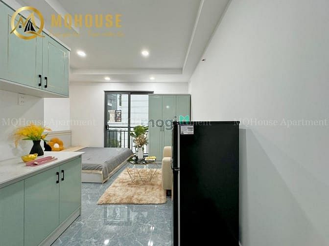 Hình ảnh Mb6623 nạp rút nhanh chóng mới 100% ban công - thang máy - tone xanh gần CV Gia Định