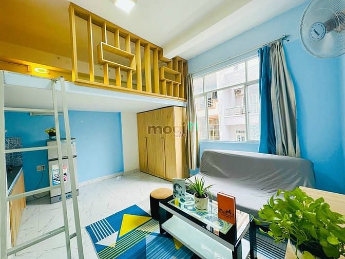 Hình ảnh Phòng Duplex - Cửa Sổ Lớn - Đầy Đủ Nội Thất - Cho Thuê Giờ Tự Do