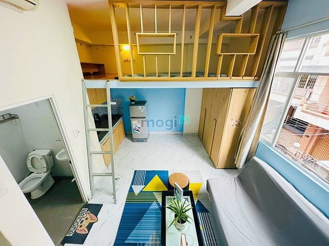Hình ảnh Phòng Duplex - Cửa Sổ Lớn - Đầy Đủ Nội Thất - Cho Thuê Giờ Tự Do