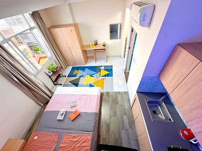 Hình ảnh Phòng Studio - Đầy Đủ Nội Thất - Cửa Sổ Lớn