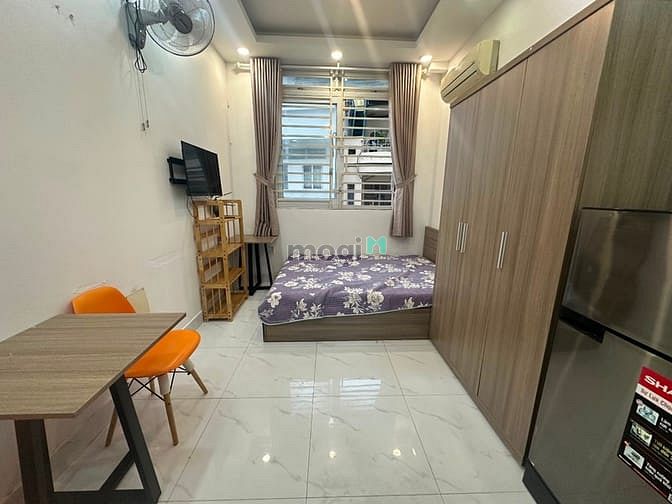 Hình ảnh Studio cửa sổ lớn full nội thất ngay bộ công an quận 1