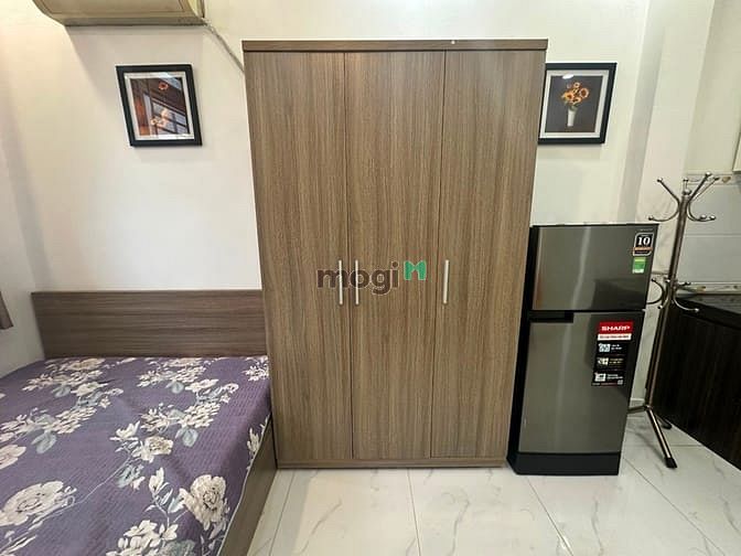 Hình ảnh Studio cửa sổ lớn full nội thất ngay bộ công an quận 1