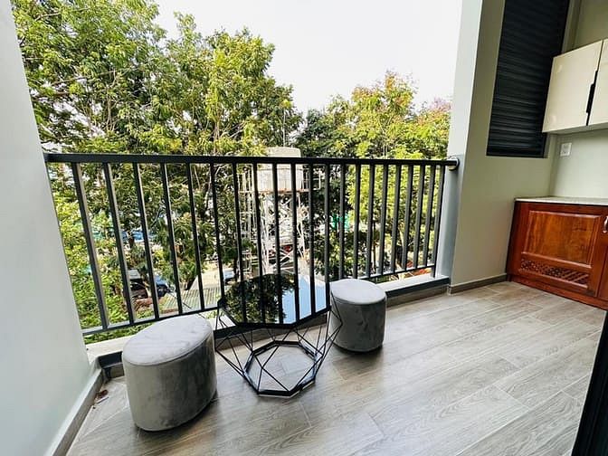 Hình ảnh Duy Nhất Studio 40m2 Bancon tách bếp Dương Bá Trạc Quận 8