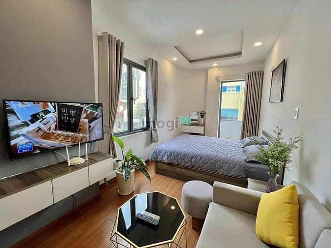 Hình ảnh 🍀Căn Hộ Studio_Giường Tách Bếp_Full NT_Xinh Xỉu_BC Xịn_Hồ Hảo Hớn🍀