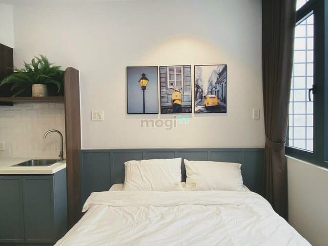 Hình ảnh Mb6623 nạp rút nhanh chóng Studio Full nội thất cửa sổ lớn gần CV Hoàng Văn Thụ trống sẵn