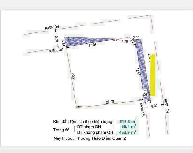 Hình ảnh Bán Lô Đất Lớn 2 Mặt Tiền Đường Số Thảo Điền Quận 2
