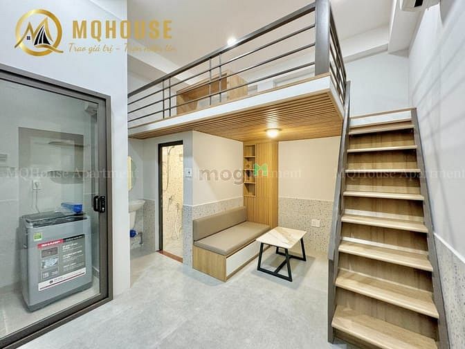 Hình ảnh Chính Chủ Cho Thuê Duplex Full NT Máy giặt riêng mới 100% gần sân bay
