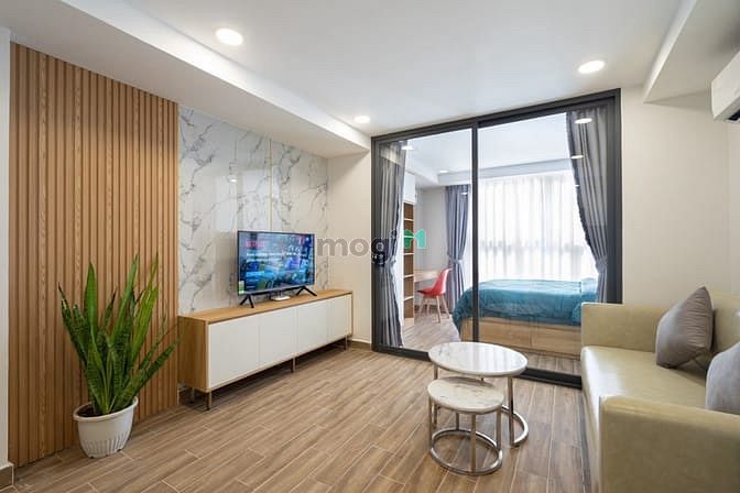 Hình ảnh 1 phòng ngủ, ban công, full nội thất, gần LotteMart, Quận 7