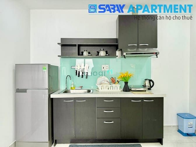 Hình ảnh Mb6623 nạp rút nhanh chóng 1PN phòng khách riêng Full nội thất ngay Cửu Long, Tân Bình