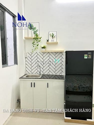 Hình ảnh Studio full nội thất nằm ngay Lê Văn Thọ 🥰🥰🥰