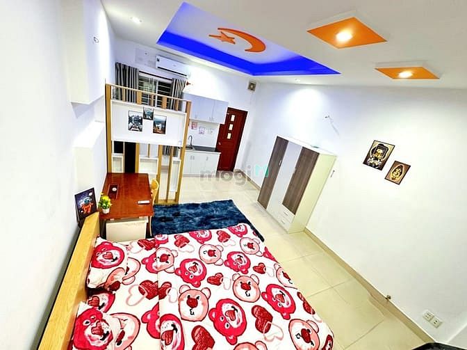 Hình ảnh Căn Hộ Dạng Studio - Giờ Tự Do - Full Nội Thất - Máy Giặt Riêng
