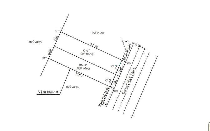 Hình ảnh Bán đất MT Trần Tử Bình Tân Thông Hội Củ Chi thổ cư full đất ở 192m2