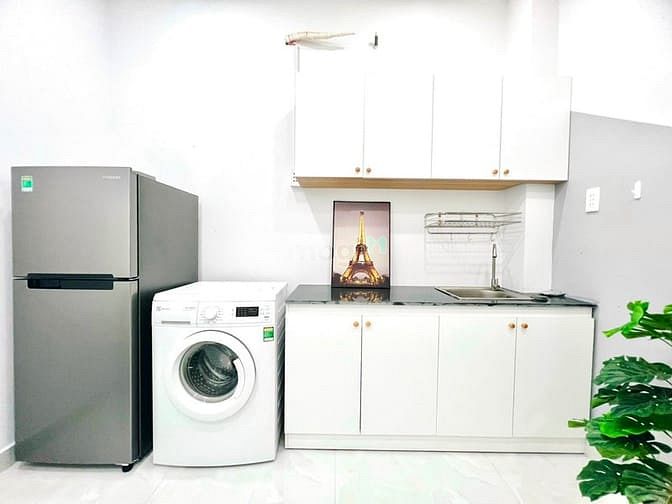 Hình ảnh Căn Hộ Studio 1Pn - Full Nội Thất Tách Bếp - Gần Vòng Xoay Lăng Cha Cả