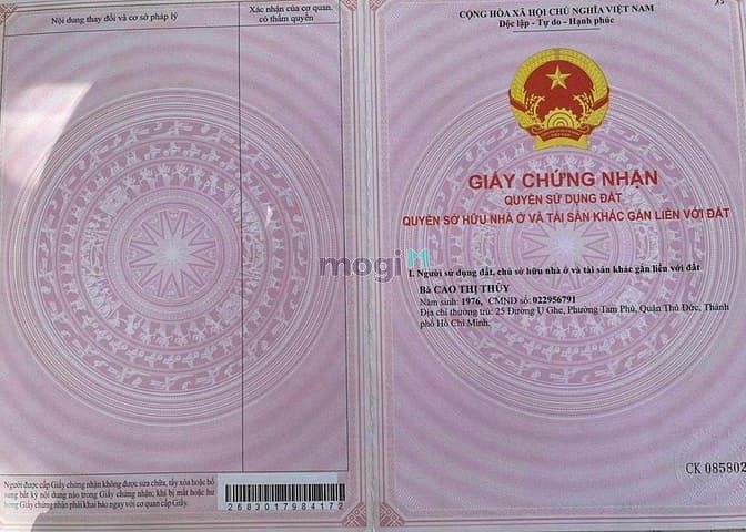 Hình ảnh Đất thổ cư 2 mặt tiền đường Phước thiện ngay cổng vinhomes