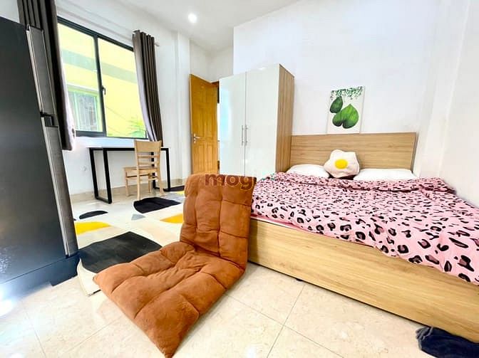 Hình ảnh Studio ban công, cửa sổ full nội thất gần chợ Xóm Chiếu Q4