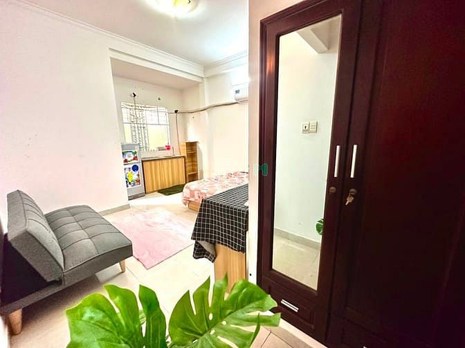 Hình ảnh Cho Thuê Studio Giá Sv Full Nội Thất Có Khoá Vân Tay Bàu Cát Tân Bình