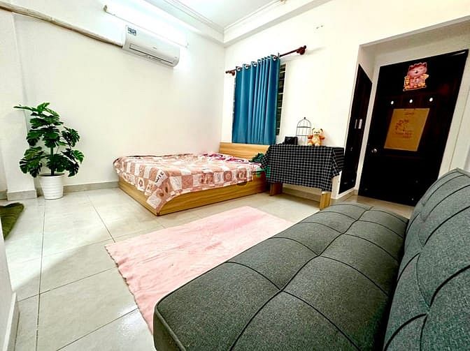 Hình ảnh Cho Thuê Studio Giá Sv Full Nội Thất Có Khoá Vân Tay Bàu Cát Tân Bình