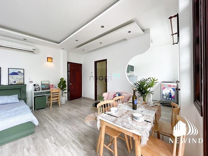 Hình ảnh 1 phòng ngủ, full nội thất, ban công thoáng, gần LotteMart, Quận 7