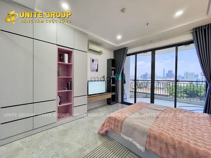 Hình ảnh Cho thuê căn studio tách bếp ban công gần Lotte, tdt, cầu kênh tẻ.