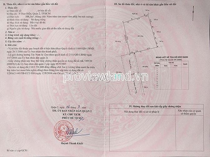 Hình ảnh Bán lô đất biệt thự Thảo Điền, khu compoud, DT 25x23,5m đất, sổ hồng