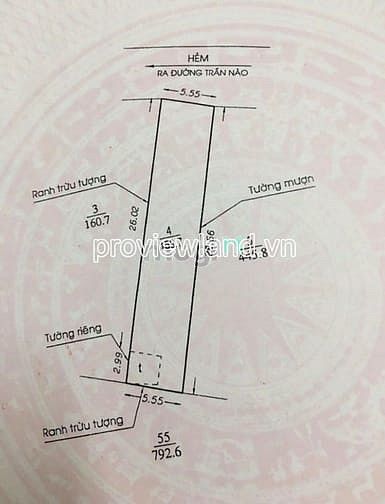 Hình ảnh Bán 2 lô đất liền kề mặt tiền đường số 1, Trần Não, tổng DT 320m2 đất
