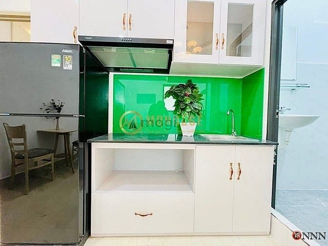 Hình ảnh Căn Hộ studio cửa sổ Full Nội thất bếp siêu xịn ngay Nguyễn Kiệm