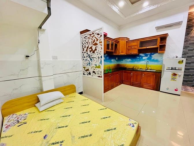 Hình ảnh Cho thuê phòng Studio Full nt giá rẻ ngay Miếu Gò Xoài