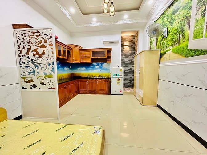 Hình ảnh Cho thuê phòng Studio Full nt giá rẻ ngay Miếu Gò Xoài