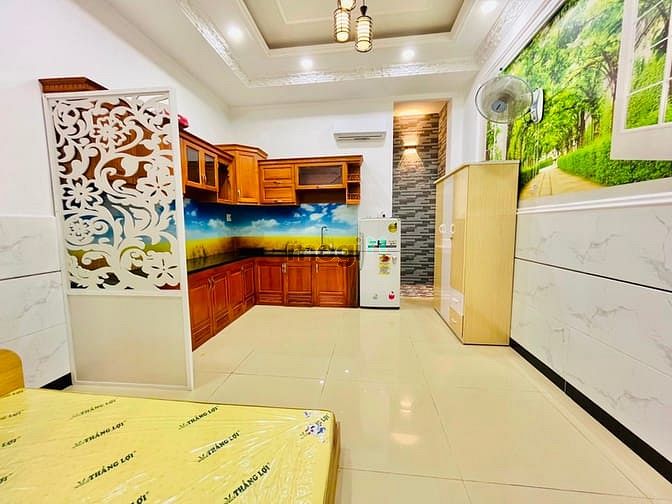 Hình ảnh Cho thuê phòng Studio Full nt giá rẻ ngay Miếu Gò Xoài