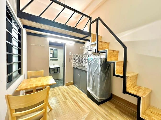 Hình ảnh Duplex cửa sổ lớn Full NT bếp, giường, ngay Điện Biên Phủ