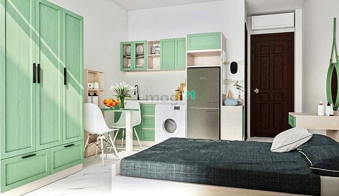 Hình ảnh Mb6623 nạp rút nhanh chóng Studio bancon, máy giặt riêng gần Vạn Hạnh Mall