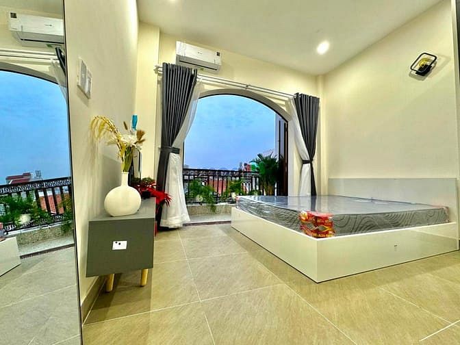 Hình ảnh Cho Thuê Căn Hộ 1PN Cao Cấp Ban Công, Nhà Mới Xây, Thang Máy