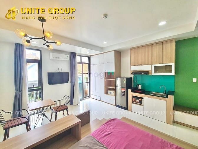 Hình ảnh Cho thuê Trang Chủ MB66.COM / Đăng Ký Tặng 66K Studio Full nội Cửa sổ lớn gần CV Hoàng Văn Thụ