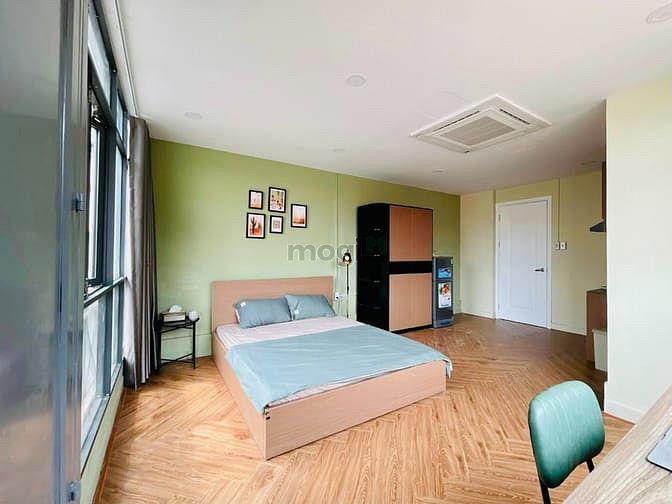 Hình ảnh Cho thuê Trang Chủ MB66.COM / Đăng Ký Tặng 66K Studio Full nội thất Cửa sổ lớn gần ngã tư Bảy Hiền