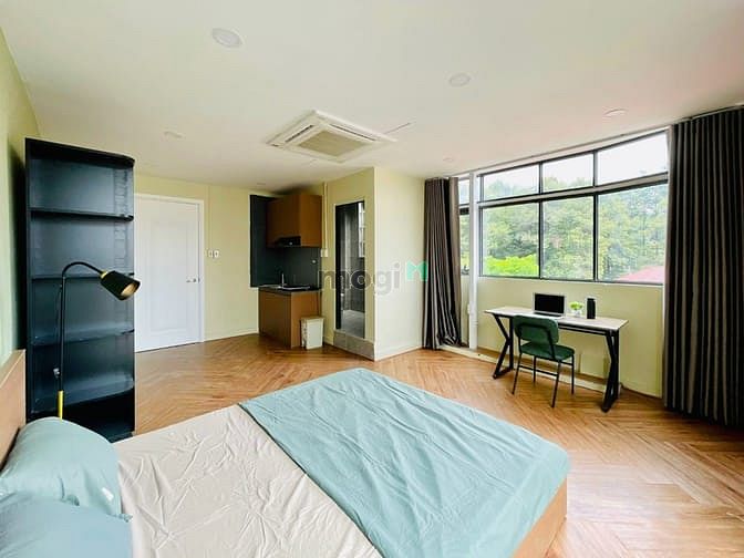 Hình ảnh Cho thuê Trang Chủ MB66.COM / Đăng Ký Tặng 66K Studio Full nội thất Cửa sổ lớn gần ngã tư Bảy Hiền