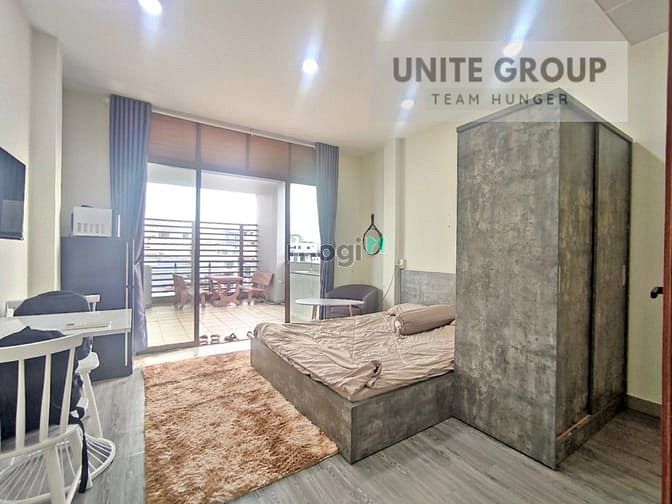 Hình ảnh Studio giá HSSV_full nội thất_có ban công lớn_ngay Ung Văn Khiêm