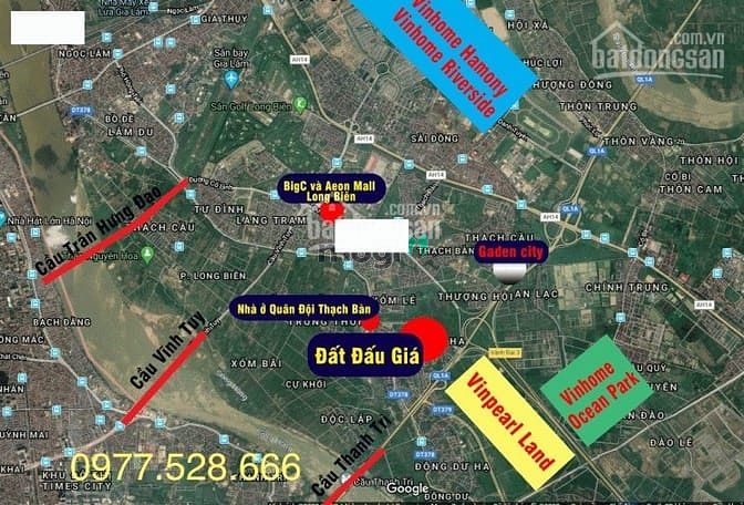 Hình ảnh Bán 97m đất đấu giá Cự Khối dãy TT4, dùng làm nhà vườn, trụ sở