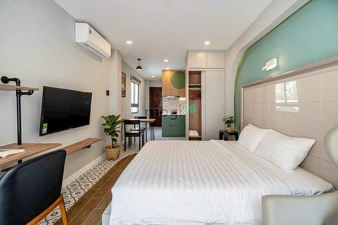 Hình ảnh ✅Căn Hộ Cao Cấp🔥Dạng Studio_Full nội thất_Ban công_ngay Hồ Hảo Hớn✅