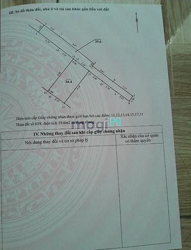 Hình ảnh Bán đất Phú Đô - dt35m, mt4m chỉ 4 tỷ, ngõ thoáng, hiếm, có TL